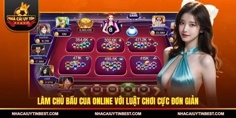 Làm chủ bầu cua online với luật chơi cực đơn giản
